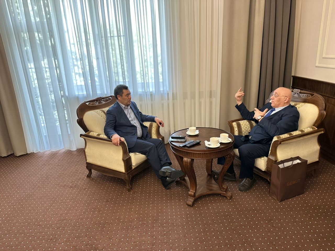 Kyrgyzstan president meeting 